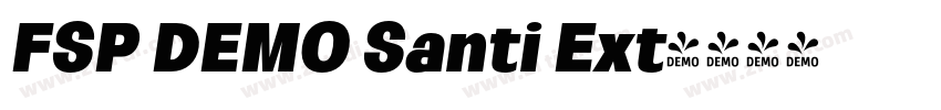 FSP DEMO Santi Ext字体转换 FSP DEMO Santi Ext字体转换